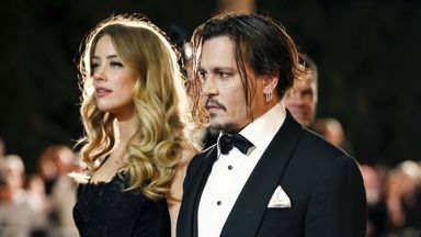 Amber Heard and Johnny Depp when they were together